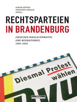cover image of Rechtsparteien in Brandenburg